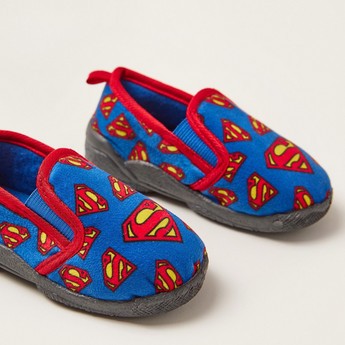 All-Over Superman Print Baby Shoes