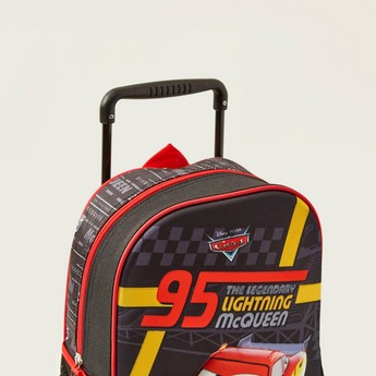 Disney Cars Print 3-Piece Trolley Backpack Set - 12 Inches