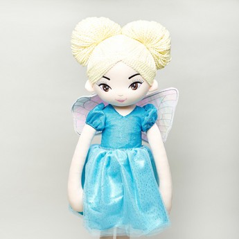 Juniors Doll with Blue Dress and Wings