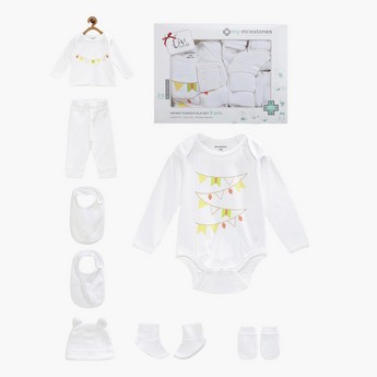 My Milestones 8-Piece Infant Clothing Gift Set