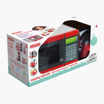 Casdon Morphy Richards Microwave with Kettle and Toaster Playset