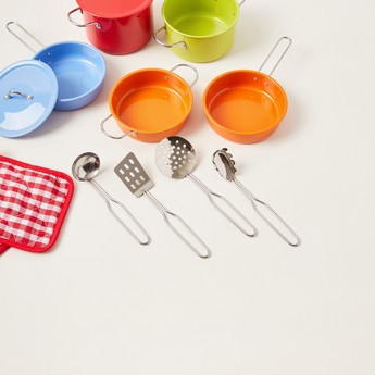 Just for Chef 13-Piece Non-Stick Cookware Playset