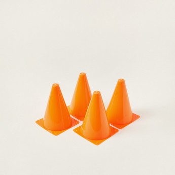 Juniors Football Trainer Playset with 4 Cones