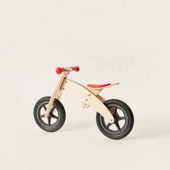 Street Runner Wooden Balance Bike - 12 inches