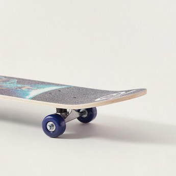 Street Runner Graphic Print Skateboard