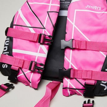 Juniors Printed Life Vest with Buckle Closure