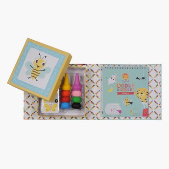 Tiger Tribe Animal Oodle Doodle Crayon Set