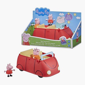 Hasbro Peppa Pig Family Red Car Playset
