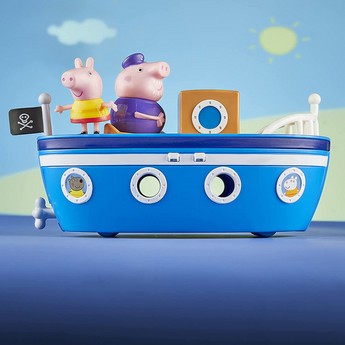 Hasbro Peppa Pig Cabin Boat Playset