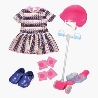 Lotus Dream Hearts Doll Scooter and Helmet Set