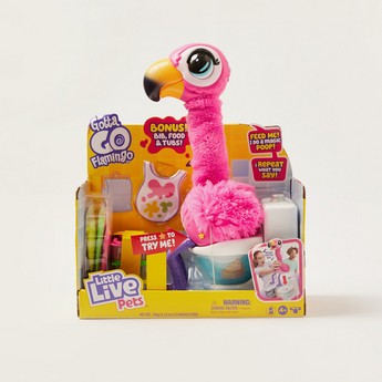 Little Live Pets Gotta Go Flamingo Plush Toy