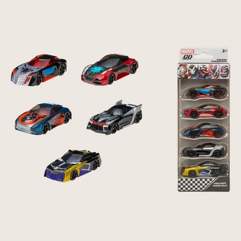 Avengers 5-Piece Diecast Racing Venom Toy Car Set