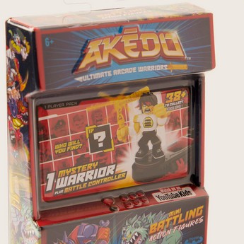 Akedo Who Will You Find Mystery Warrior Action Figurine Playset