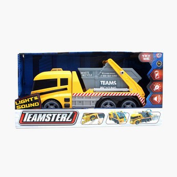 Teamsterz Skip Lorry Toy with Light and Sound