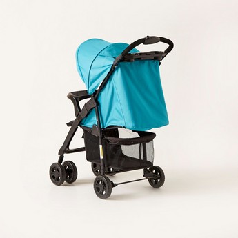 Juniors Hugo Baby Stroller with Basket and Canopy