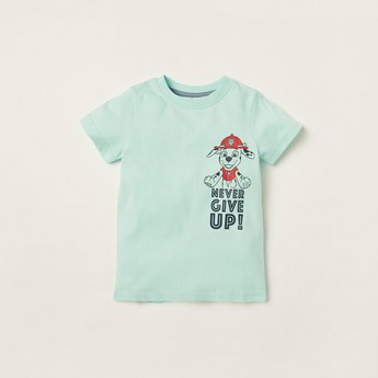 Paw Patrol Print Short Sleeve T-shirt and Pyjama Set