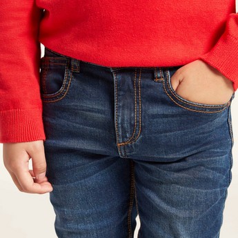 Juniors Solid Jeans with Pockets