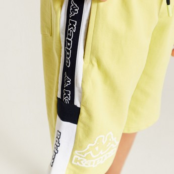 Kappa Panelled Shorts with Drawstring Closure