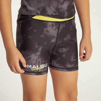 Juniors Printed 2-Piece Rashguard Set