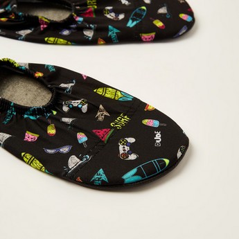 Slipstop Printed Slip-On Shoes