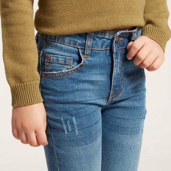 Juniors Solid Jeans with Pockets