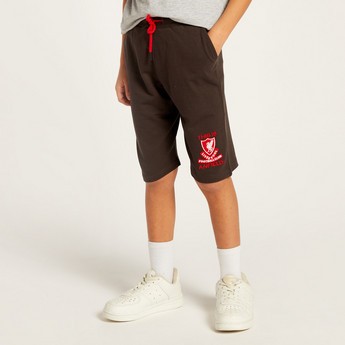 Liverpool Logo Detail Crew Neck T-shirt and Short Set