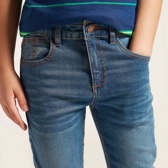 Juniors Solid Jeans with Pockets