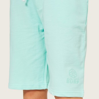 Juniors Solid Shorts with Drawstring Closure and Pockets