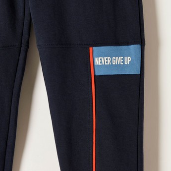 Juniors Printed Joggers with Pocket Detail and Drawstring Closure