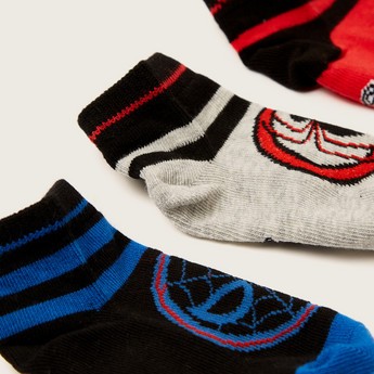 Spider-Man Textured Ankle Length Socks - Set of 3