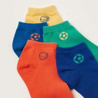 Gloo Assorted Ankle Length Socks - Set of 5