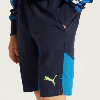 PUMA Printed Shorts with Pockets and Elasticated Waistband