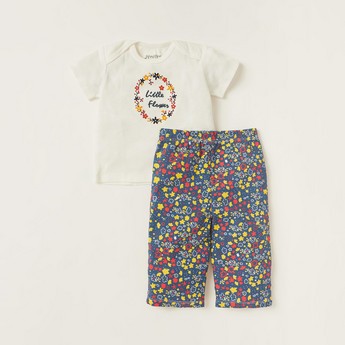 Juniors Printed 4-Piece Clothing Set