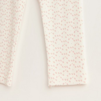 Juniors All-Over Floral Print Pyjamas with Elasticated Waistband