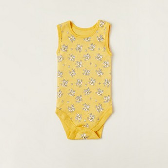 Juniors Printed Sleeveless Bodysuit - Set of 5