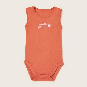 Juniors Printed Sleeveless Bodysuit - Set of 5