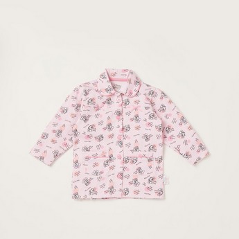 Disney All-Over Minnie Mouse Print Shirt and Pyjamas Set