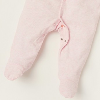 Juniors Solid Closed Feet Sleepsuit with Long Sleeves