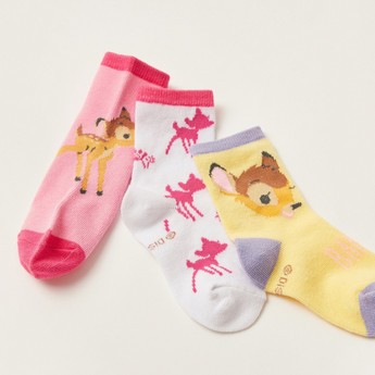 Disney Bambi Print Socks - Set of 3