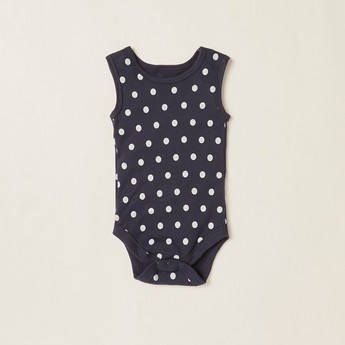 Juniors Printed Sleeveless Bodysuit - Set of 5