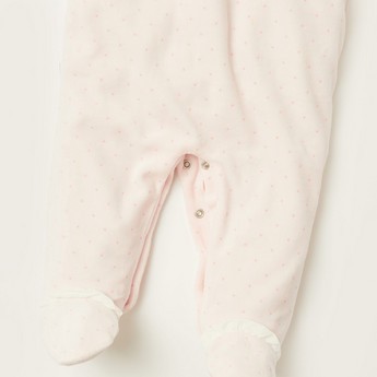 Juniors Printed Sleepsuit with Long Sleeves