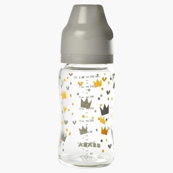 Beaba Printed Wide Neck Feeding Bottle - 240 ml