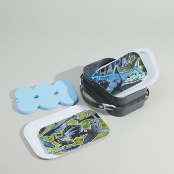 Yubo Sharks Printed Lunch Box