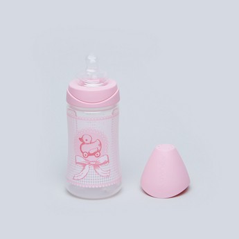 Sauvinex Feeding Bottle with Pacifier and Chain