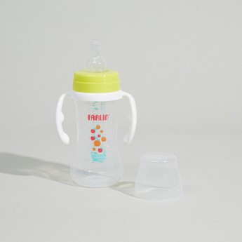 FARLIN Printed Feeding Bottle with Handle - 270 ml