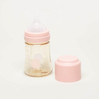 Mother-K Printed Feeding Bottle with Cap - 180 ml