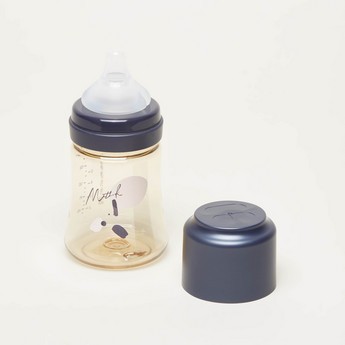 Mother-K Printed Feeding Bottle with Cap - 180 ml