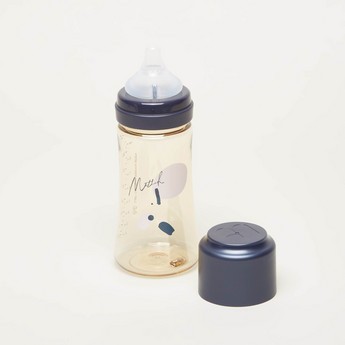 Mother-K Printed Feeding Bottle with Cap - 280 ml