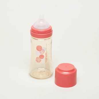 Mother-K Printed Feeding Bottle with Cap - 280 ml