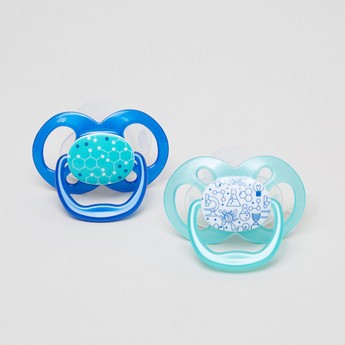 Dr Brown's Advantage Open Shield Design Pacifiers  - Set of 2